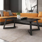 Contemporary 17.7" H Coffee Table Rectangular Stone 1 Single Cocktail Table Clearhalo 'Coffee & Accent Tables' 'Coffee Tables' 'coffee_tables' 'furn' 'furn_coffee_tables' 'Furniture' 'Living Room Furniture' 1200x1200_3ac149d3-9374-443a-a73c-f1390c430ad3