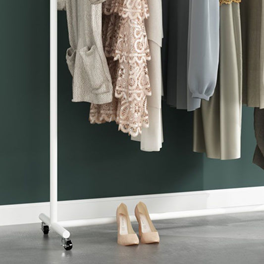 Contemporary Coat Rack Hanging Rail Metal Framed Entryway Kit Clearhalo 'Entry & Mudroom Furniture' 'furn' 'furn_hall_tree_coat_racks' 'Furniture' 'Hall Trees & Coat Racks' 'hall_tree_coat_racks' 1200x1200_3ac2e38d-4f3a-4733-8f12-720aec6f4e37