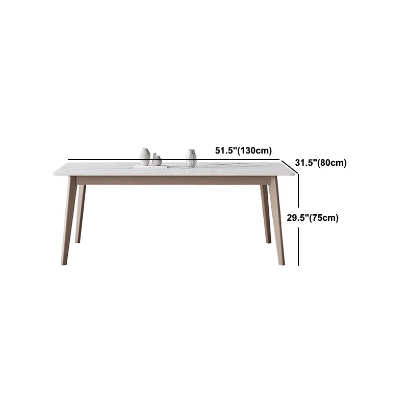 Modern Style Solid Wood Dining Set 1/4/5/7 Pieces Dining Set for Dining Areas Clearhalo 'Dining Room Sets' 'Dining Tables & Seating' 'dining_room_set' 'furn' 'furn_dining_room_set' 'Furniture' 'Kitchen & Dining Furniture' 1200x1200_3ac463cf-feea-438c-b1b5-fcc7cc12648a