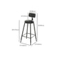 Industrial Bar Table Set  1/5/9 Pieces Rectangle Wood Counter Table with Stools for Bar