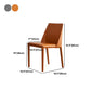 Modern Leather Dining Chairs Metal Armless Dining Chair for Home Use Clearhalo 'Dining Chairs' 'Dining Tables & Seating' 'dining_chair' 'furn' 'furn_dining_chair' 'Furniture' 'Kitchen & Dining Furniture' 1200x1200_3ac83cfb-f099-44dc-9d06-bde22d30f929