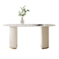 Oval Traditional Luxury Dining Table White Sintered Stone Table with White Double Pedestal Clearhalo ' dining_table' 'Dining Tables & Seating' 'Dining Tables' 'furn' 'furn_dining_table' 'Furniture' 'furniture_dining_table' 'Kitchen & Dining Furniture' 'kitchen&dining_furn' 'kitchen' 'kitchen_dining_table' 1200x1200_3ac8a7bd-1fe7-4f2a-8f57-018f1a95e3ca