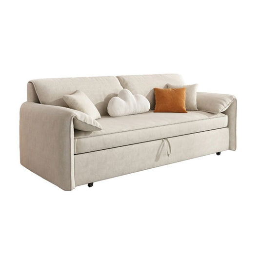 Cuscino pieghevole di divano a futon a braccio quadrato incluso cuscino posteriore loveat