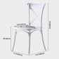 Modern Style Plastic Dining Chair of 17'' Wide Cross Back Side Chair for Kitchen Clearhalo ' kitchen&dining_furn' 'Dining Chairs' 'Dining Tables & Seating' 'dining_chair' 'furn' 'furn_dining_chair' 'Furniture' 'furniture_dining_chair' 'Kitchen & Dining Furniture' 'kitchen' 1200x1200_3acd9ff4-f44c-49b2-abdb-dd0d7d676037