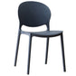 Scandinavian Plastic Dining Chair Open Back Side Chair with 4 Legs for Home Use Clearhalo ' kitchen&dining_furn' 'Dining Chairs' 'Dining Tables & Seating' 'dining_chair' 'furn' 'furn_dining_chair' 'Furniture' 'furniture_dining_chair' 'Kitchen & Dining Furniture' 'kitchen' 1200x1200_3acda178-101f-4278-ac13-ad7d1d5250d4