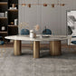 Oval Sintered Stone Dining Table Luxury Table in White with Metal 3 Legs Base Clearhalo ' dining_table' 'Dining Tables & Seating' 'Dining Tables' 'furn' 'furn_dining_table' 'Furniture' 'furniture_dining_table' 'Kitchen & Dining Furniture' 'kitchen&dining_furn' 'kitchen' 'kitchen_dining_table' 1200x1200_3ad06d69-6d90-4bdb-b2e5-9702285b209d