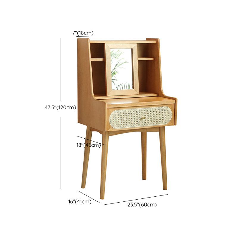 Scandinavische slaapkamer 1 laden massief hout verwijderbare make-up ijdelheid