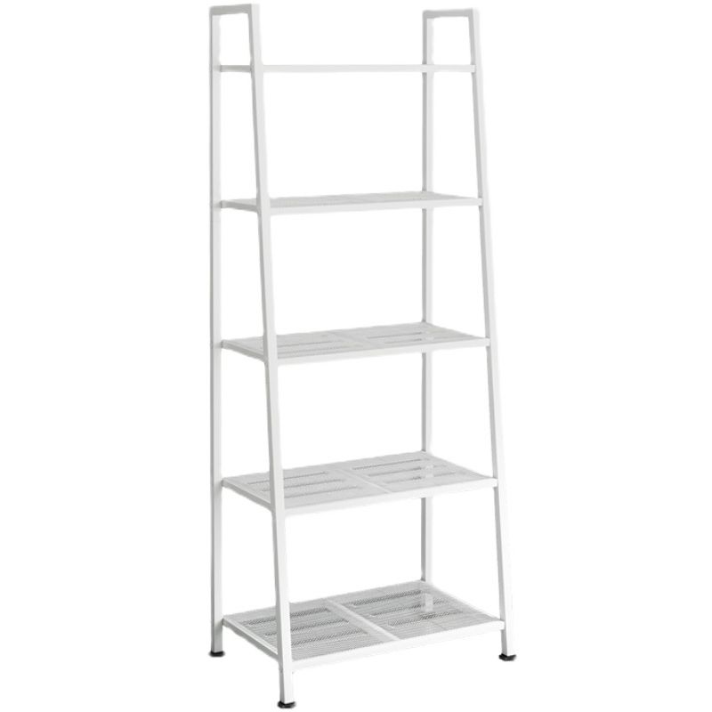 Modern Style Ladder Bookshelf Open Back Metal Bookcase for Home Clearhalo 'Bookcases' 'furn' 'furn_bookcases' 'Furniture' 'Office Furniture' 1200x1200_3ad1cb2f-4c82-4b5e-89ab-ede7259305cd