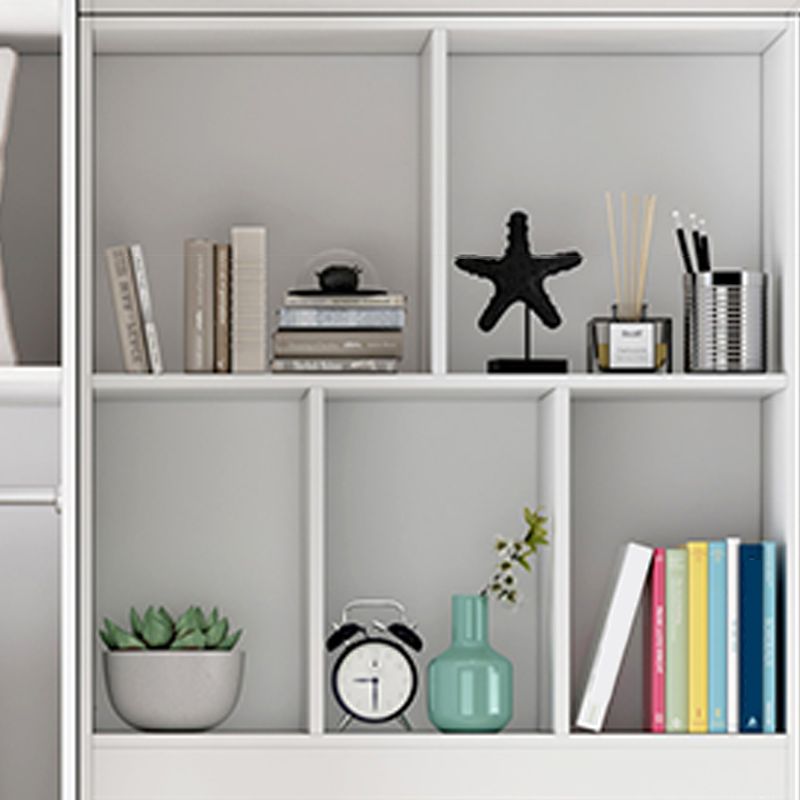 Wit ontworpen houten garderobe moderne stijlkast met lade