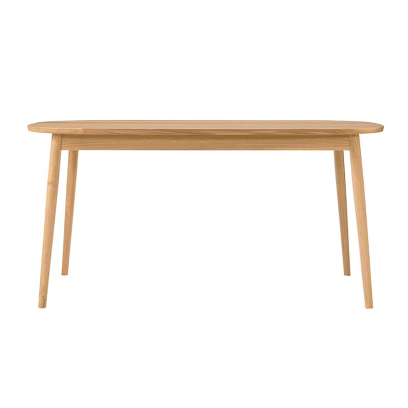 Simplicity Kitchen Solid Wood Dining Table Oval Shape Dining Table with 4 Legs Base Clearhalo ' dining_table' 'Dining Tables & Seating' 'Dining Tables' 'furn' 'furn_dining_table' 'Furniture' 'furniture_dining_table' 'Kitchen & Dining Furniture' 'kitchen&dining_furn' 'kitchen' 'kitchen_dining_table' 1200x1200_3ad23ed1-e8fd-4375-8d6f-b8e9756712c7