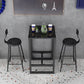 Stone Bar Dining Table Contemporary Bar Table with Trestle Base Clearhalo 'Bar Furniture' 'Bar Tables' 'bar_tables' 'furn' 'furn_bar_tables' 'Furniture' 'furniture_bar_tables' 'Kitchen & Dining Furniture' 1200x1200_3ad2876e-7c62-42c4-af56-c77409496cec