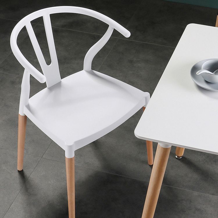 Minimalist Solid Wood Kitchen Dining Arm Chair Bone Fork Dining Arm Chair Clearhalo ' kitchen&dining_furn' 'Dining Chairs' 'Dining Tables & Seating' 'dining_chair' 'furn' 'furn_dining_chair' 'Furniture' 'furniture_dining_chair' 'Kitchen & Dining Furniture' 'kitchen' 1200x1200_3ad46c18-3a56-4cef-b50f-1ab2b283981d