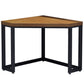 Sled Wooden Writing Desk Industrial Corner Office Desk for Home