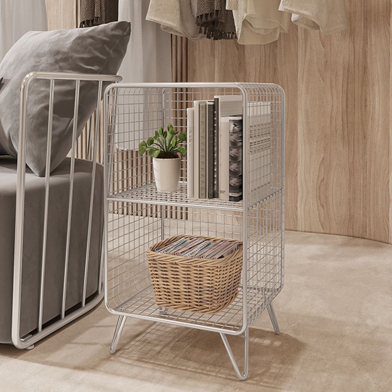 Libreria di scaffali per finitura antica industriale