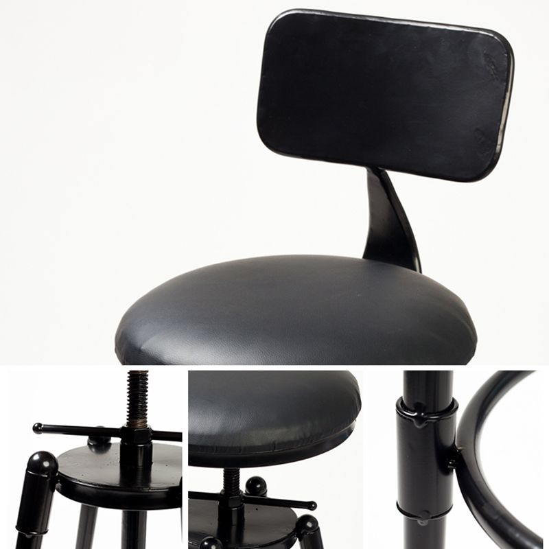 Industrial 4 Legs Barstool Adjustable Height Rotating Bar Stools Clearhalo 'Bar Furniture' 'Bar Stools' 'bar_stools' 'furn' 'furn_bar_stools' 'furniture_bar_stools' 'Kitchen & Dining Furniture' 'kitchen&dining_furn' 'kitchen' 'kitchen_furn' Furniture' 1200x1200_3ad6acb4-b91d-4315-a044-7ccf77e25ceb