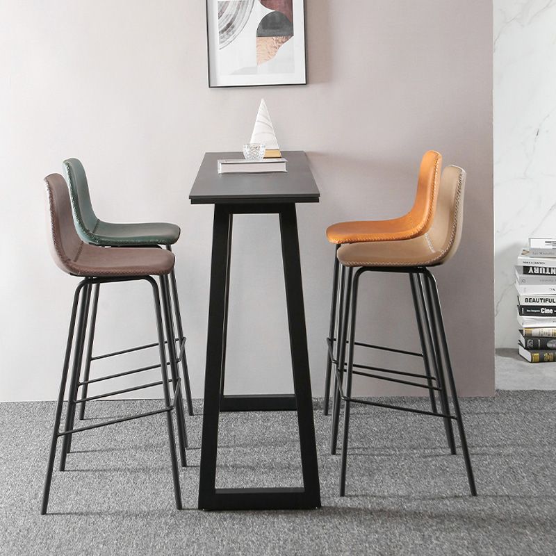 Indoor Faux Leather Bar Stool Modern Bucket Arm-less Low Back Counter Chair Clearhalo 'Bar Furniture' 'Bar Stools' 'bar_stools' 'furn' 'furn_bar_stools' 'furniture_bar_stools' 'Kitchen & Dining Furniture' 'kitchen&dining_furn' 'kitchen' 'kitchen_furn' Furniture' 1200x1200_3ad6d51c-7bb9-4081-ab4a-5ea6b3d60b66