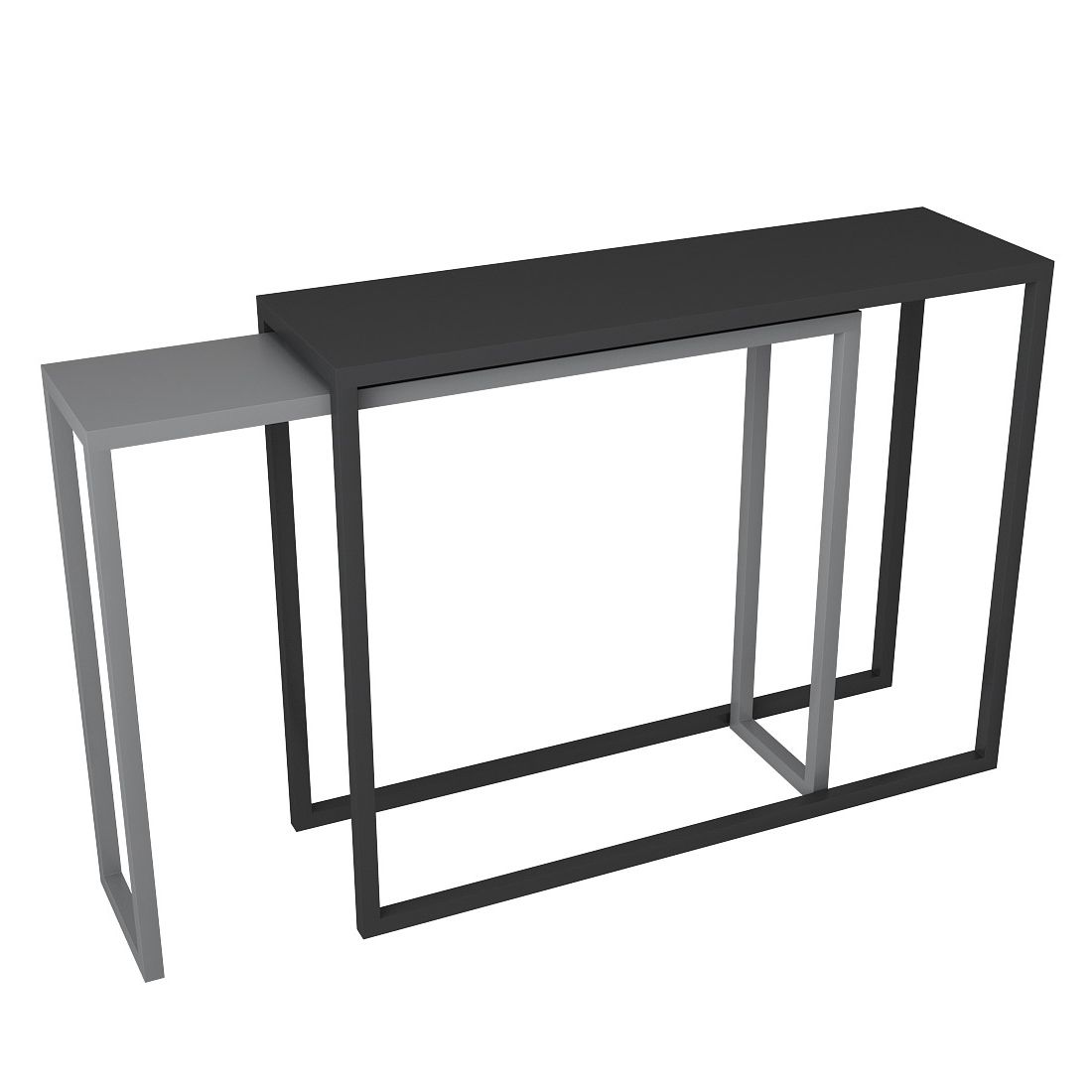 Console Ironcraft Resistente al graffio Tabella 30.70 "Accento rettangolo contemporaneo alto