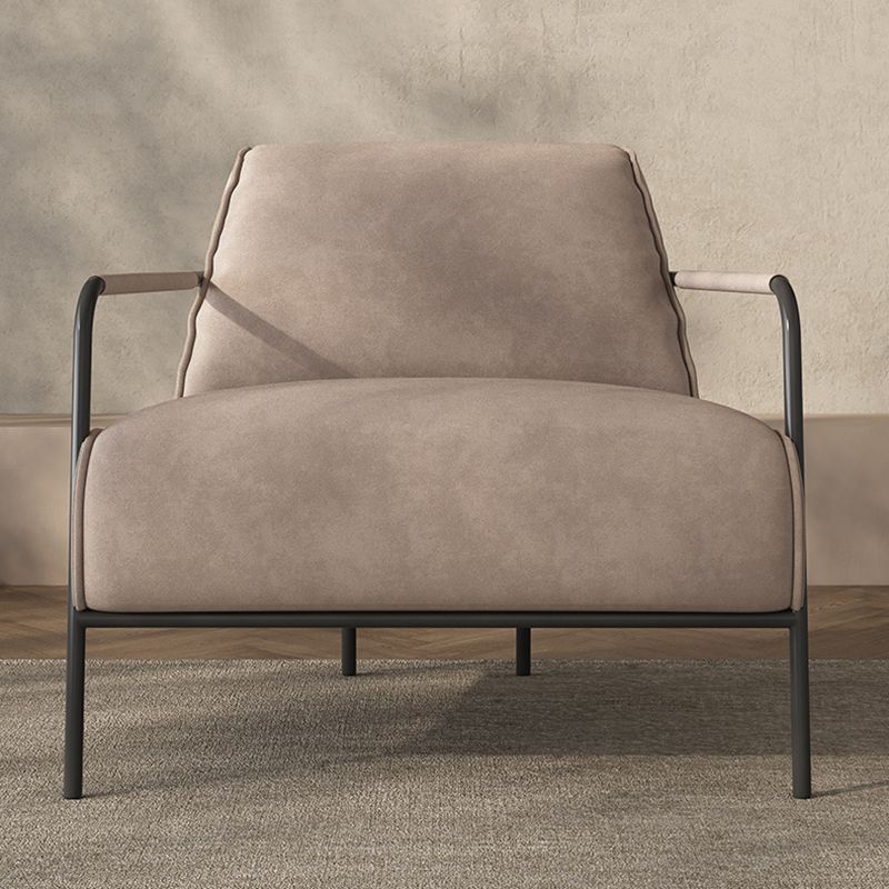 Cushion Back Vanity Armchair Basic Four Leg Chair with Cushion Clearhalo 'Accent Chairs' 'accent_chairs' 'Chairs & Seating' 'furn' 'furn_accent_chairs' 'Furniture' 'Living Room Furniture' 1200x1200_3adb3096-1484-4b1d-896b-fa3648571a60