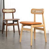 Traditional Wood Dining Kitchen Room Side Chair Open Back Chair Clearhalo ' kitchen&dining_furn' 'Dining Chairs' 'Dining Tables & Seating' 'dining_chair' 'furn' 'furn_dining_chair' 'Furniture' 'furniture_dining_chair' 'Kitchen & Dining Furniture' 'kitchen' 1200x1200_3adbb670-e2a1-4940-abfa-b90640ce4054