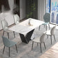 Contemporary Style Metal Dining Chairs Wingback Side Armless Chairs for Kitchen Clearhalo ' kitchen&dining_furn' 'Dining Chairs' 'Dining Tables & Seating' 'dining_chair' 'furn' 'furn_dining_chair' 'Furniture' 'furniture_dining_chair' 'Kitchen & Dining Furniture' 'kitchen' 1200x1200_3adc0853-4faa-456b-9a58-9331c372d607