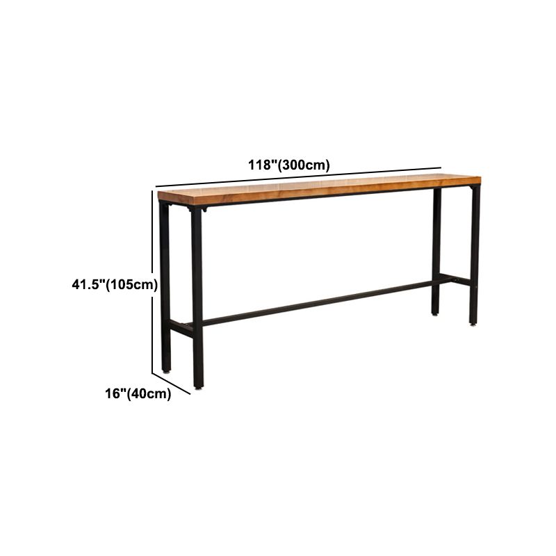 1/4/7 Pieces Modern Rectangular Bar Table Set Wooden Counter Table with High Stools Clearhalo 'Bar Furniture' 'furn' 'furn_home_bar_bar_sets' 'Furniture' 'Home Bars & Bar Sets' 'home_bar_bar_sets' 'Kitchen & Dining Furniture' 1200x1200_3add885f-3a24-4a0c-a554-471f75ace9e8