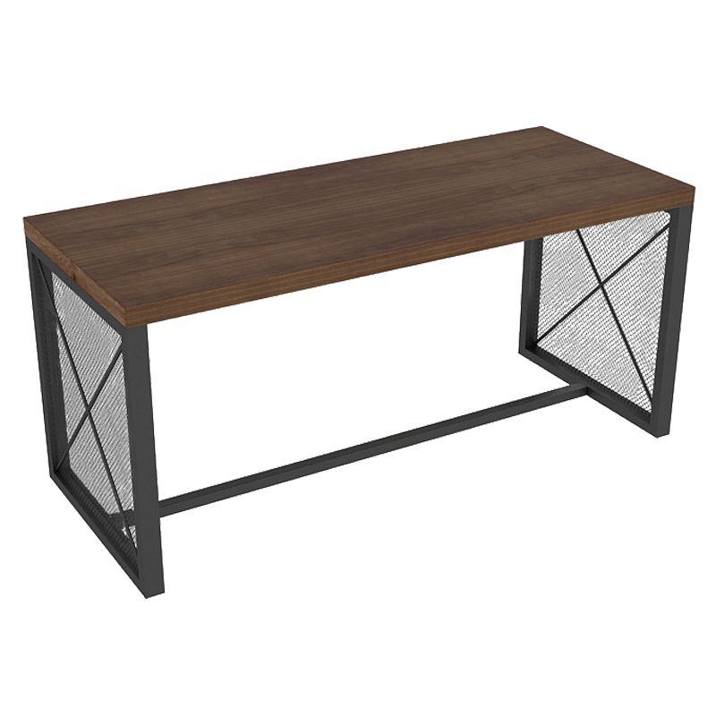 Industrial Dining Table Pine Solid Wood Table with Trestle Base for Home Kitchen Dinner Clearhalo ' dining_table' 'Dining Tables & Seating' 'Dining Tables' 'furn' 'furn_dining_table' 'Furniture' 'furniture_dining_table' 'Kitchen & Dining Furniture' 'kitchen&dining_furn' 'kitchen' 'kitchen_dining_table' 1200x1200_3adef4d1-fbbe-49d7-a847-d0a3cf6ded2c
