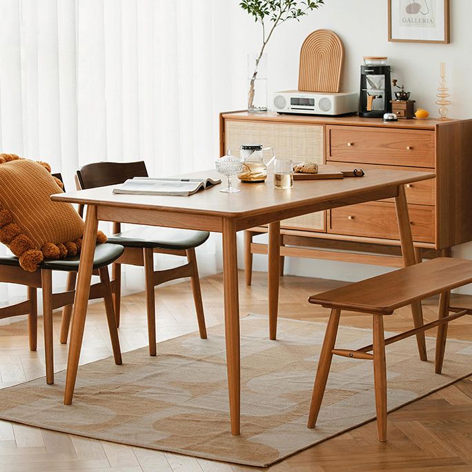 Rectangle Solid Wood Dining Table Modern Kitchen Indoor Table with 4 Legs Clearhalo ' dining_table' 'Dining Tables & Seating' 'Dining Tables' 'furn' 'furn_dining_table' 'Furniture' 'furniture_dining_table' 'Kitchen & Dining Furniture' 'kitchen&dining_furn' 'kitchen' 'kitchen_dining_table' 1200x1200_3ae30f90-f154-4c8c-9fa4-aace99e7b658