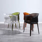 Nordic Style Plastic Dining Armchair Stacking Dining Chair for Restaurant Clearhalo ' kitchen&dining_furn' 'Dining Chairs' 'Dining Tables & Seating' 'dining_chair' 'Furniture' 'furniture_dining_chair' 'Kitchen & Dining Furniture' 'kitchen' 1200x1200_3ae5f402-eb18-45ce-9312-e43fa60c87f2