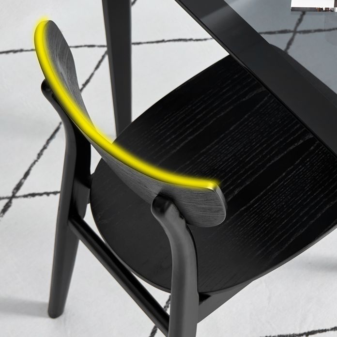 Traditional Wood Dining Armless Chair Open Back Dining Side Chair (Set of 2) Clearhalo ' kitchen&dining_furn' 'Dining Chairs' 'Dining Tables & Seating' 'dining_chair' 'furn' 'furn_dining_chair' 'Furniture' 'furniture_dining_chair' 'Kitchen & Dining Furniture' 'kitchen' 1200x1200_3ae72666-2345-47ef-926c-0dc8904c51b3