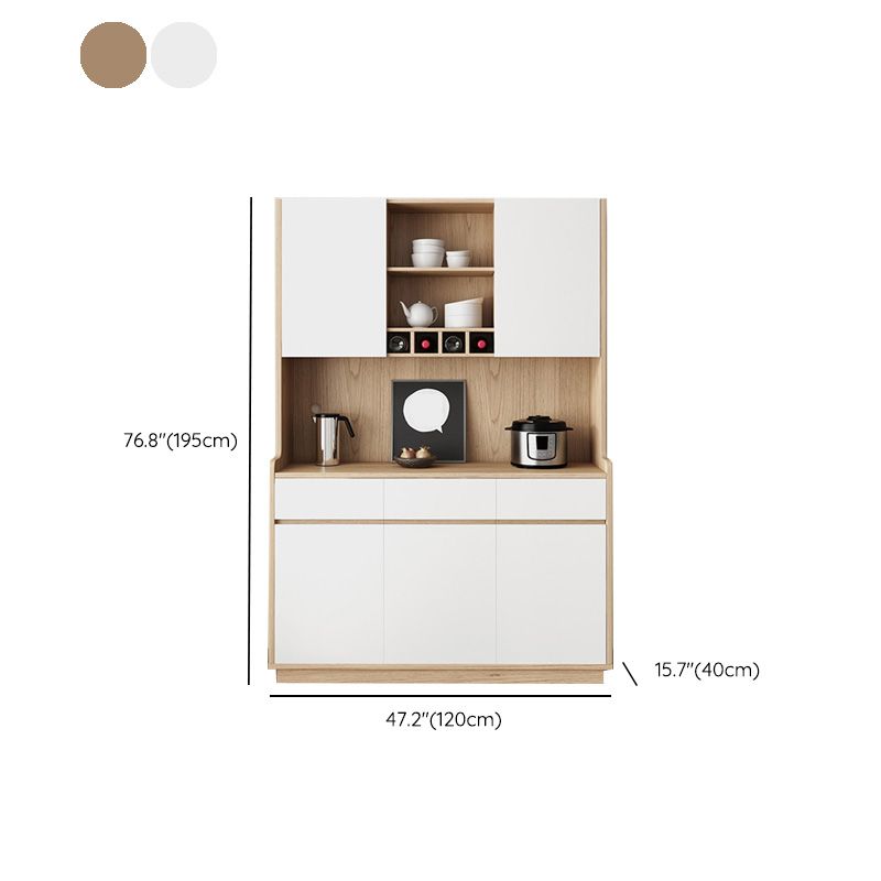 Stellatura in legno ingegnerizzato in ingegneri di credenza in stile moderno per cucina