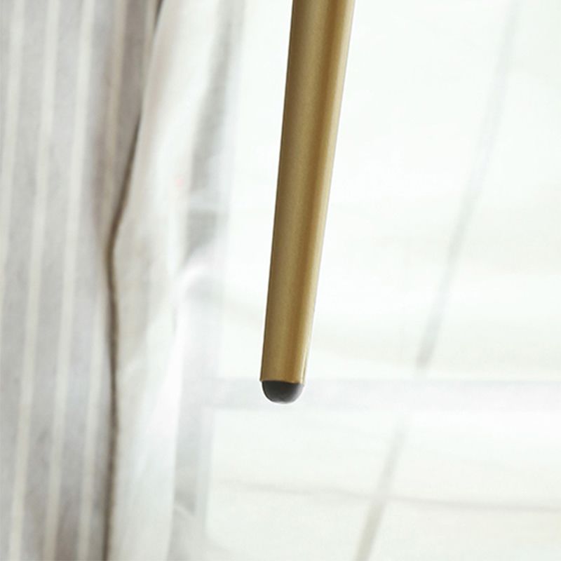 Nordic Dining Arm Chairs Open Back Side Chair for Kitchen with Metal Legs Clearhalo ' kitchen&dining_furn' 'Dining Chairs' 'Dining Tables & Seating' 'dining_chair' 'furn' 'furn_dining_chair' 'Furniture' 'furniture_dining_chair' 'Kitchen & Dining Furniture' 'kitchen' 1200x1200_3aeb9f6a-c109-4f3e-94ca-9b56427273f2