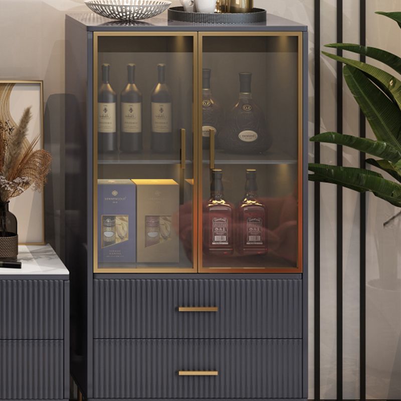 Stone TV Stand Console Enclosed Storage TV Media Console with 4 Drawers Clearhalo 'furn' 'furn_tv_stands_entertainment_centers' 'Furniture' 'Living Room Furniture' 'TV Stands & Entertainment Centers' 'TV Stands & Media Storage Furniture' 'tv_stands_entertainment_centers' 1200x1200_3af0b641-fcf0-4503-9a4f-31643a8ed5b0