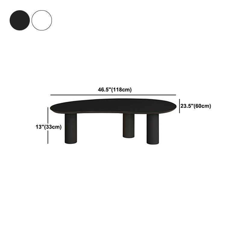 Scandinavian 3 Legs Coffee Table Free form Wooden Coffee Cocktail Table for Living Room Clearhalo 'Coffee & Accent Tables' 'Coffee Tables' 'coffee_tables' 'furn' 'furn_coffee_tables' 'Furniture' 'Living Room Furniture' 1200x1200_3af55ef4-e9e6-4211-93c7-645aee056480