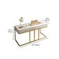 Descrito de la oficina de 1 cortesía de Glam Style Metal Writing Writing Desk for Office