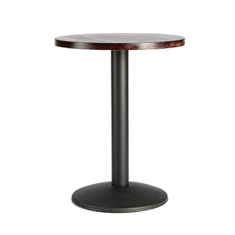 Solid Wood Dinette Set 1/2/3 Pcs Industrial Style Dining Set with Round Table