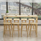 Industrial Style Bar Table Solid Wood Light Brown Milk Tea Shop Casual Bar Table Clearhalo 'Bar Furniture' 'Bar Tables' 'bar_tables' 'furn' 'furn_bar_tables' 'Furniture' 'furniture_bar_tables' 'Kitchen & Dining Furniture' 1200x1200_3afa0e3b-689d-40e2-aaf2-2d817466d12d
