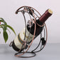 Glam Metal Wine Bottle Rack Countertop Bottle Holder for Living Room Clearhalo 'furn' 'furn_wine_racks' 'Furniture' 'Kitchen & Dining Furniture' 'Wine Racks' 'wine_racks' 1200x1200_3afaef0e-e075-4b66-b300-68596b87cd5a