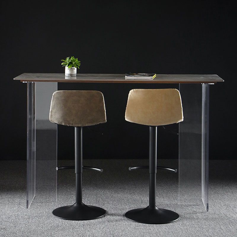 Nordic Indoor Barstool Adjustable Metal Swivel Tall Stool with Leather Seat Clearhalo 'Bar Furniture' 'Bar Stools' 'bar_stools' 'furn' 'furn_bar_stools' 'furniture_bar_stools' 'Kitchen & Dining Furniture' 'kitchen&dining_furn' 'kitchen' 'kitchen_furn' Furniture' 1200x1200_3afb678b-4ac8-4b4e-98e1-c585fb8fa5b3