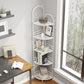 Urban Metal Open Shelf Bookcase Vertical Shelves Included Bookshelf for Study Room