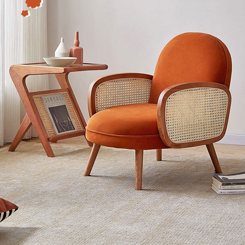 31.49" H Square Arm Solid Color Fleece Wooden Rattan Sofa for Apartment Clearhalo 'furn' 'furn_sofas' 'Furniture' 'furniture_sofas' 'kitchen' 'kitchen_sofas' 'Living Room Furniture' 'Sofa' 'sofas' 1200x1200_3afcefcc-3b05-4bb0-b157-0773e81d9ae3