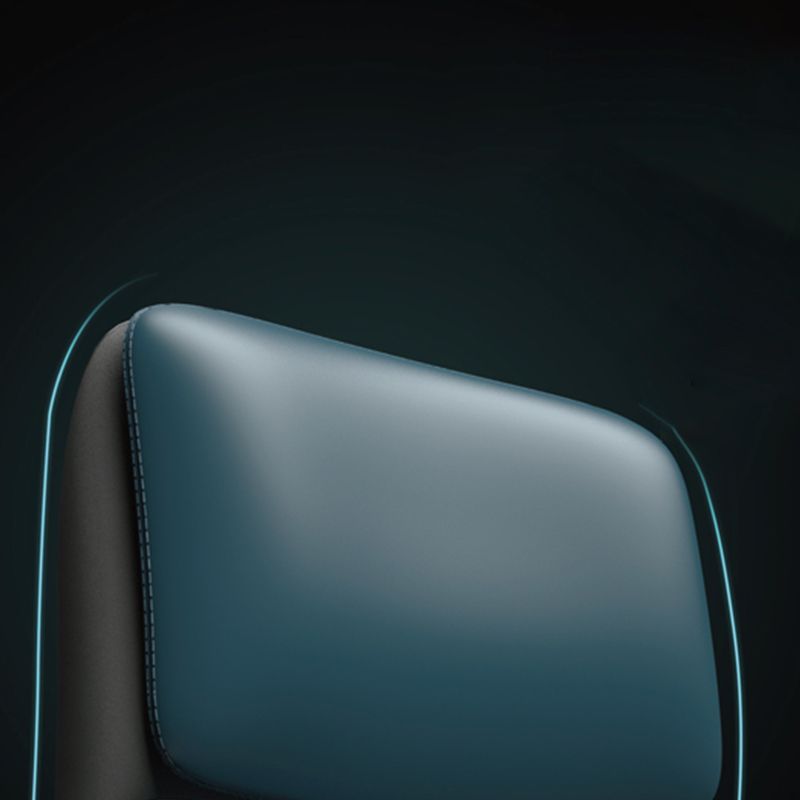 モダンオフィスチェアレザーチルトメカニズムホイール付きの悲惨な人間工学に基づいたデスクチェア