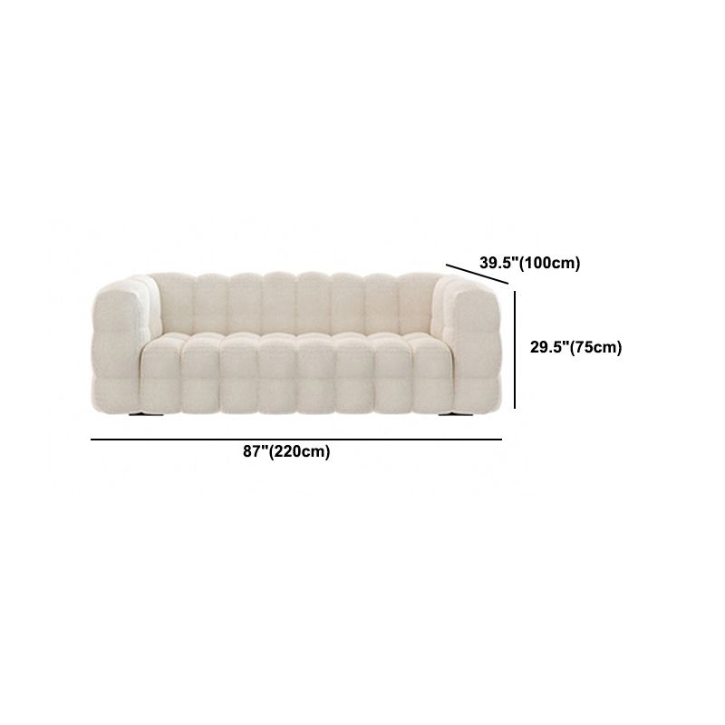 White Biscuit Back Sofa Stain Resistant Modern Tuxedo Arm Sofa Clearhalo 'furn' 'furn_sofas' 'Furniture' 'Living Room Furniture' 'Sofa' 'sofas' 1200x1200_3b02b8bc-848b-4df3-a1ed-99a7d64ad761