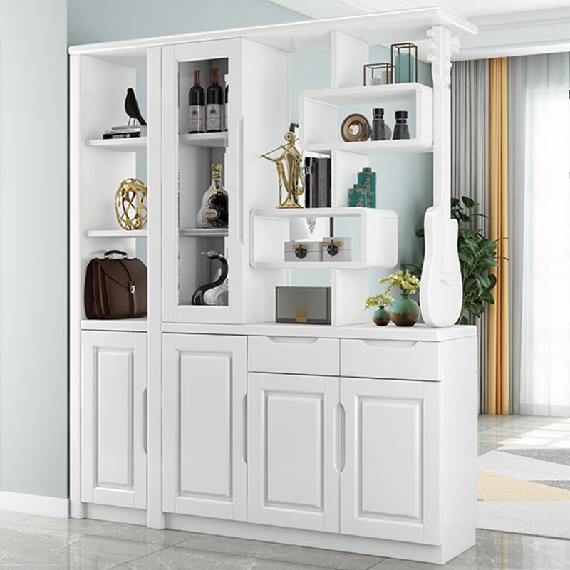 Solid Wood Cabinet 14.96" Wide Accent Cabinet with Drawers and Shelves Clearhalo 'Cabinets & Chests' 'cabinets_chests' 'furn' 'furn_cabinets_chests' 'Furniture' 'Living Room Furniture' 1200x1200_3b037193-10f7-4ca9-8f23-5a6b69dcc3b8