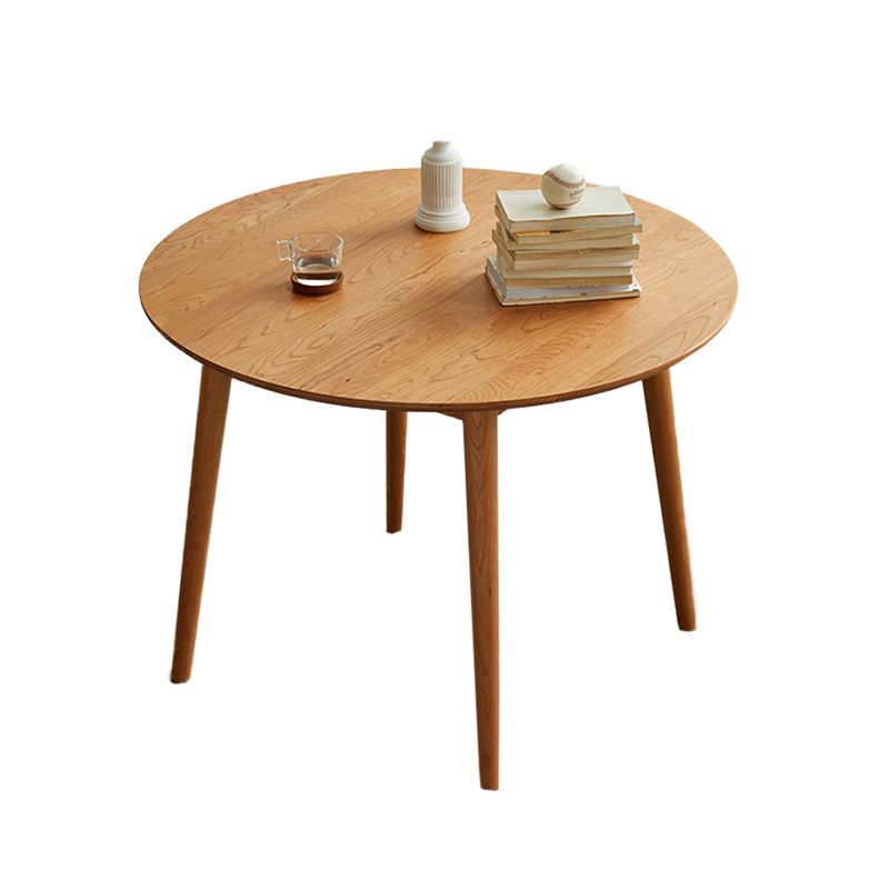 Esstisch für Esszimmer, Küche, runder Esstisch aus massivem Holz