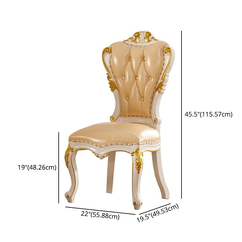 Victorian Marble Table Set of 5/7 with Rectangle Table Caved Dining Set with Leather Chairs Clearhalo 'Dining Room Sets' 'Dining Tables & Seating' 'dining_room_set' 'furn' 'furn_dining_room_set' 'Furniture' 'furniture_dining_room_set' 'Kitchen & Dining Furniture' 'kitchen&dining_furn' 'kitchen' 1200x1200_3b059166-3fff-4f41-bdb2-bd7a50f24f0a