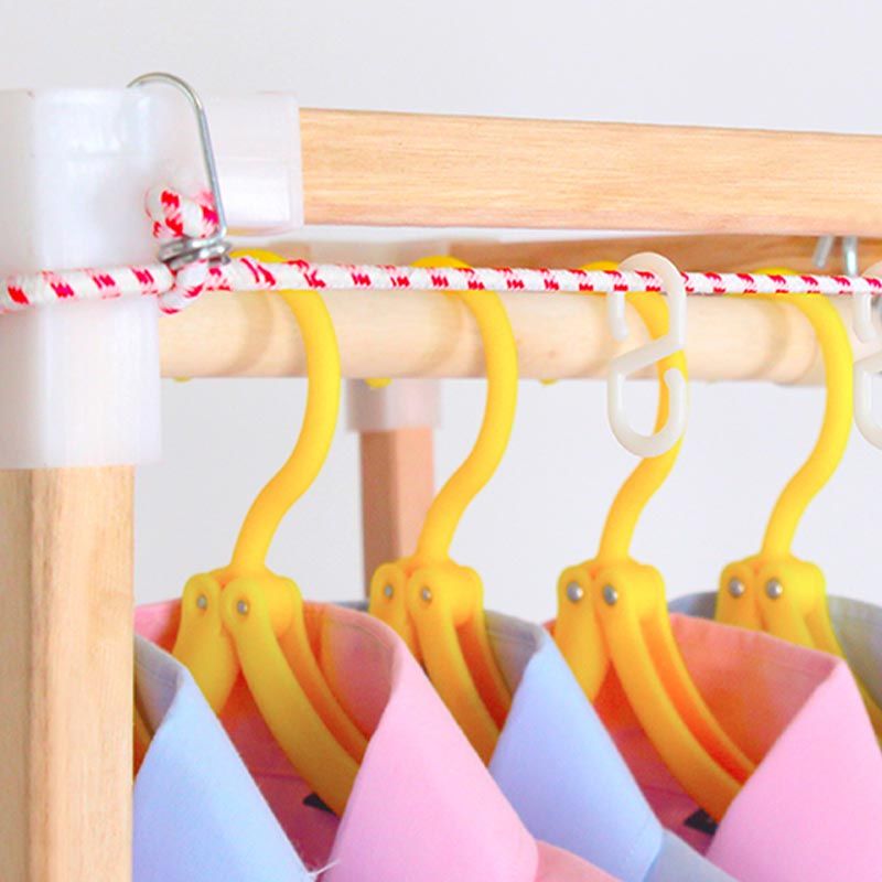 Guardaroba in stile contemporaneo in legno solido armadio a 1 porte per la casa