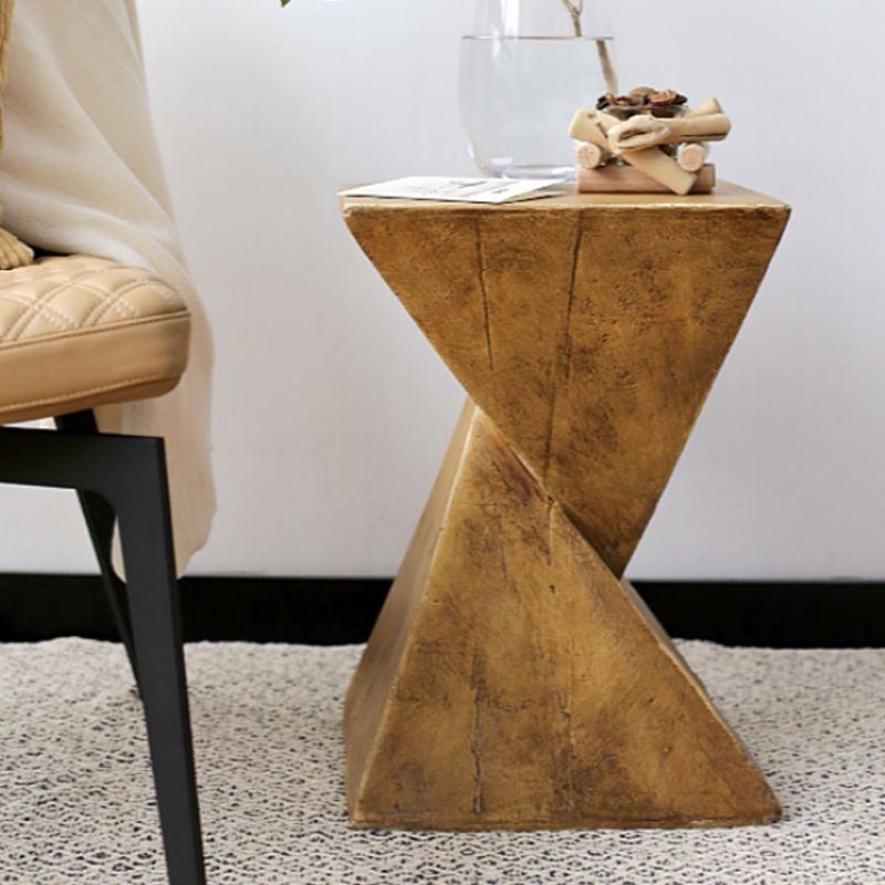 Tavolo da angolo contemporaneo da 12 "tavolo quadrata laterale in legno in difficoltà