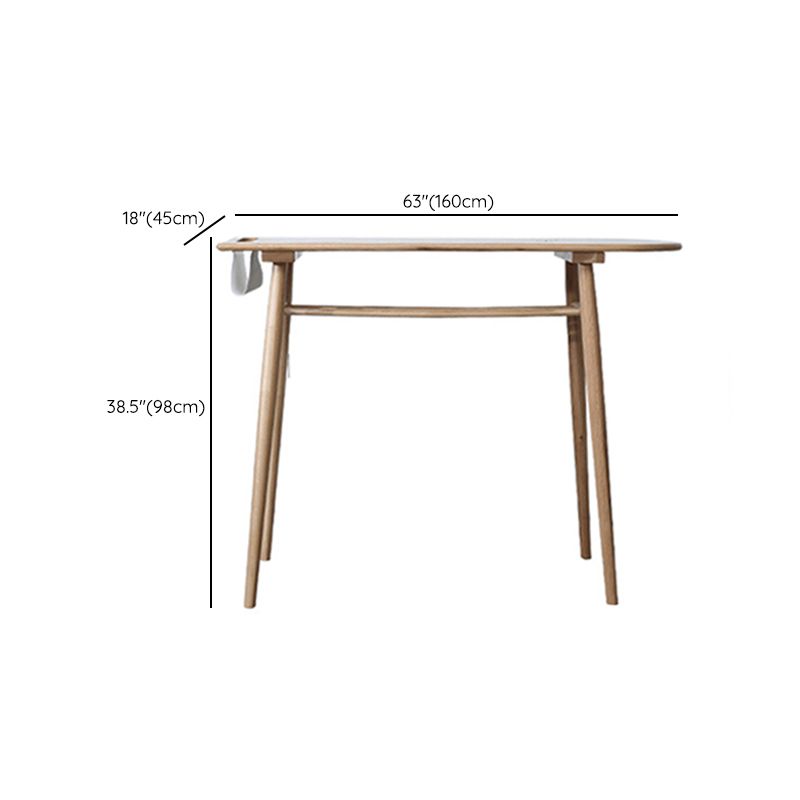 Contemporary Bar Height Pub Table Natural Oak Pub Height Dining Table Clearhalo 'Bar Furniture' 'Bar Tables' 'bar_tables' 'furn' 'furn_bar_tables' 'Furniture' 'Kitchen & Dining Furniture' 1200x1200_3b18b53a-682b-468c-ad09-9bed0bde4a85
