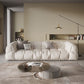 Zeitgenössische weiße Kissentuxedo Arm Wohnzimmer Standard Sofa