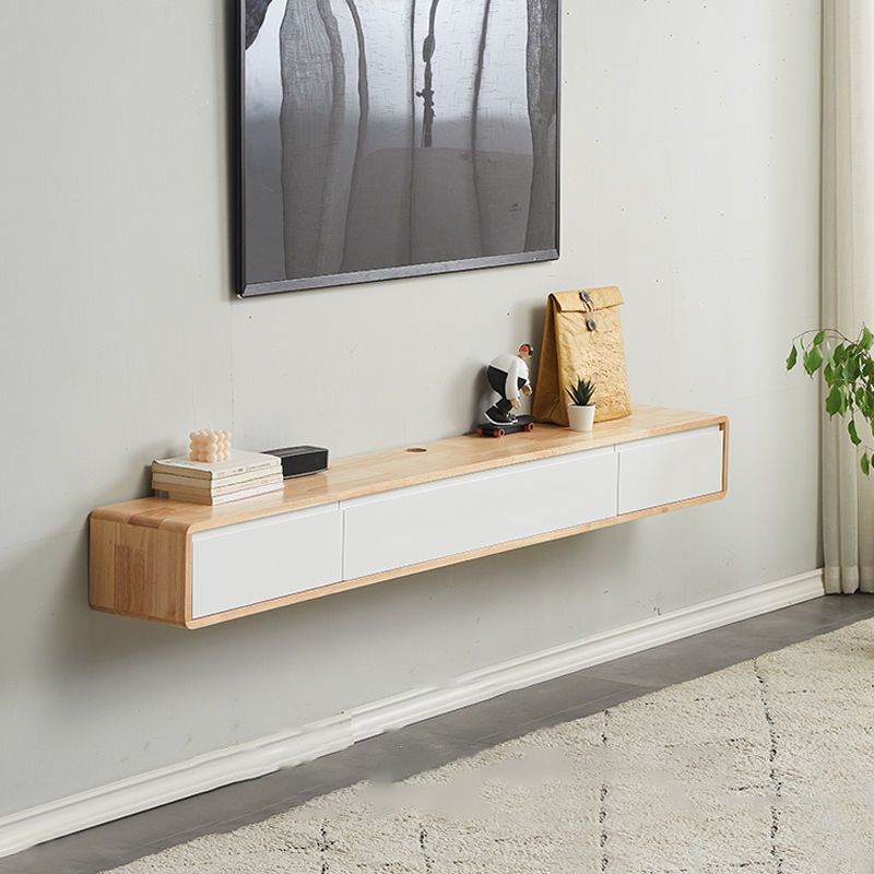 Contemporary Wood TV Console Floating TV Media Stand for Living Room Clearhalo 'furn' 'furn_tv_stands_entertainment_centers' 'Furniture' 'Living Room Furniture' 'TV Stands & Entertainment Centers' 'TV Stands & Media Storage Furniture' 'tv_stands_entertainment_centers' 1200x1200_3b19feac-9c5b-45ff-8e9f-309d5883e361